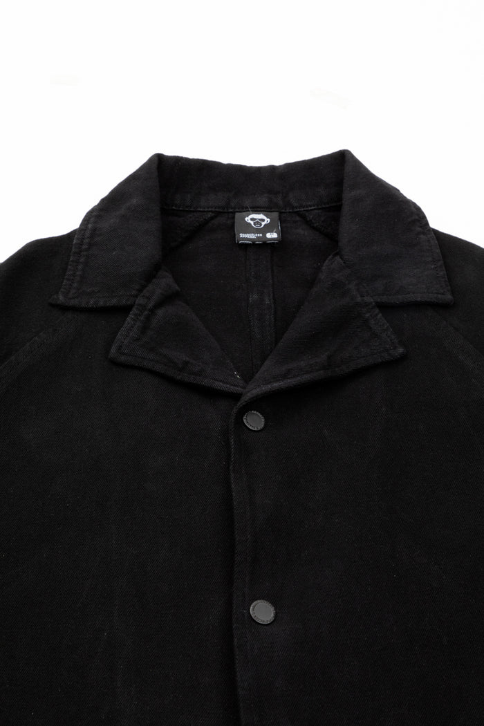 Hobo Shacket // Black - Urban Monkey® - UM23A_SH_004A_XS/S