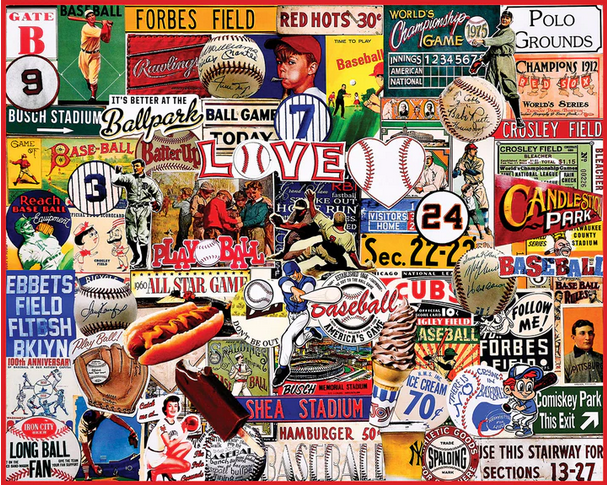 I Love Baseball 1000