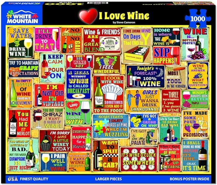 I Love Wine 1000 pc