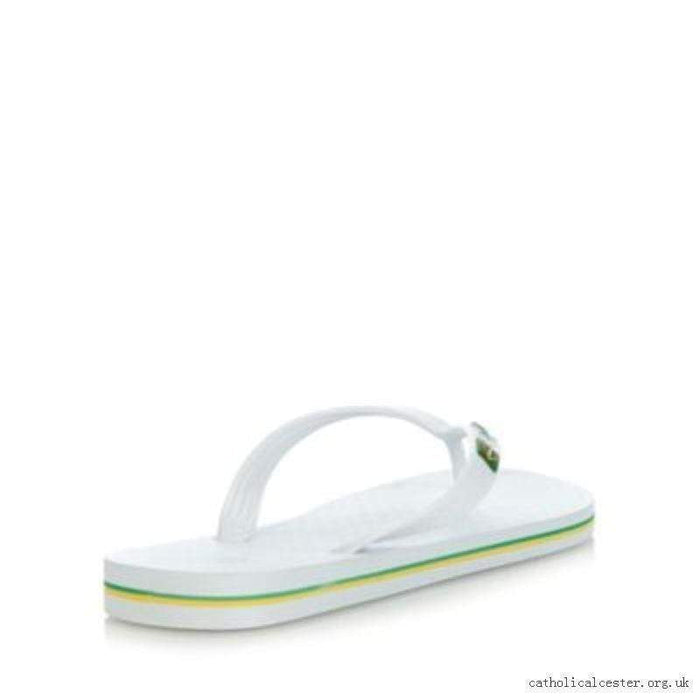 iPanema Men's Flag II Flip Flop in White 20797-WHT: