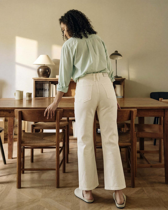 Iris Palazzo Crop || Cream