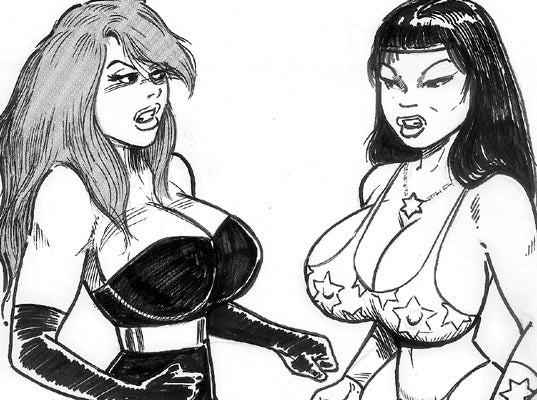 JMR-CS-011  MIGHTY MAUREEN vs. MS. CHINA  Cartoon Story