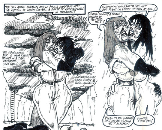 JMR-CS-027  MIGHTY MAUREEN vs. LA PIRATA  Cartoon Story