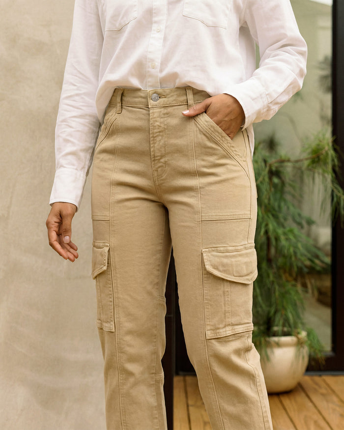 Keegan Cargo Pant || Khaki