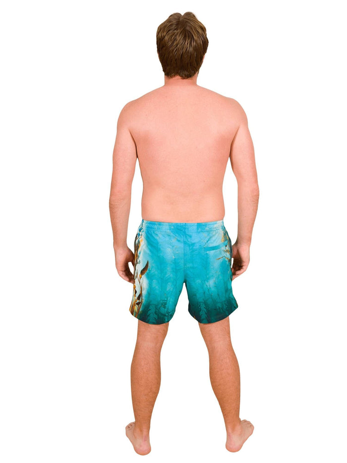 Model: Cam is the Director of Facilities for the University of Miami's Land-Based Coral Nursery, and member of The Rosenstiel School's Coral Reef Futures Lab. He is 6'1", 200lbs, and wearing a size L short.