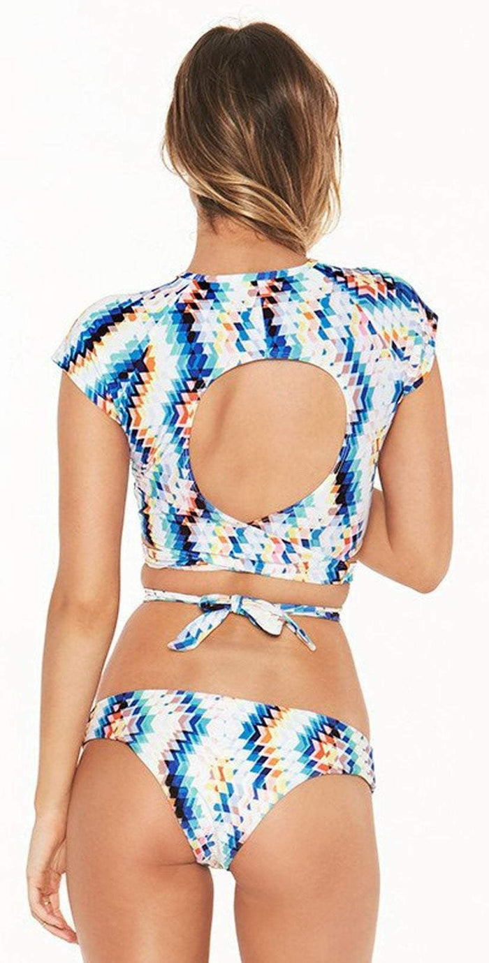 L Space Bowie Wrap Top DDBWR17-MUL: