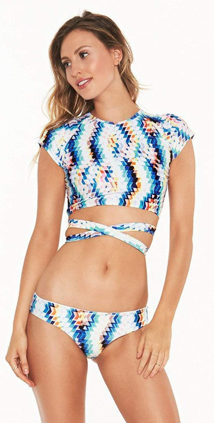 L Space Bowie Wrap Top DDBWR17-MUL: