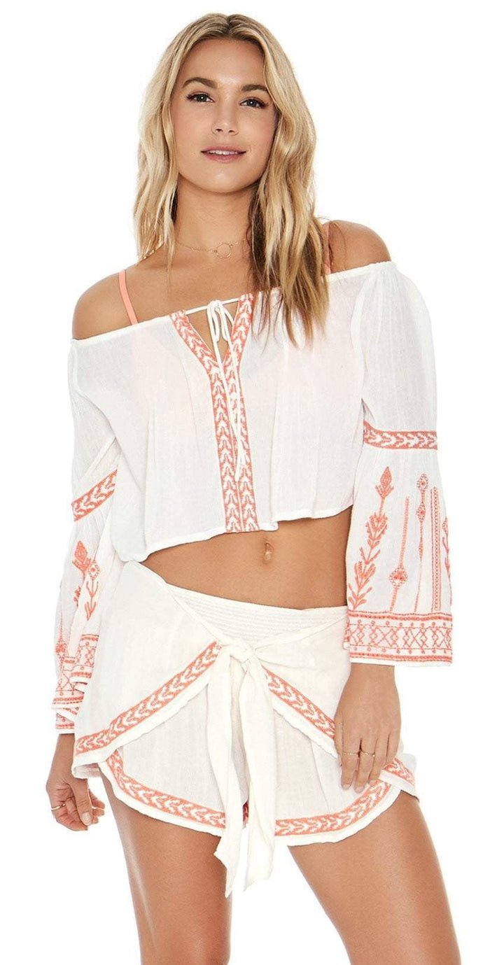 L Space Crawford Top In Ivory CAWTP18-IVO: