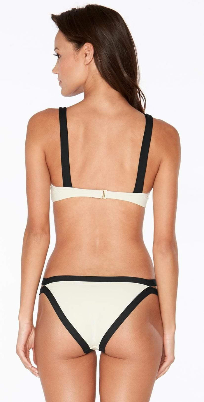 L Space Domino Misty Bralette Top in Cream CBMTT18-CRM: