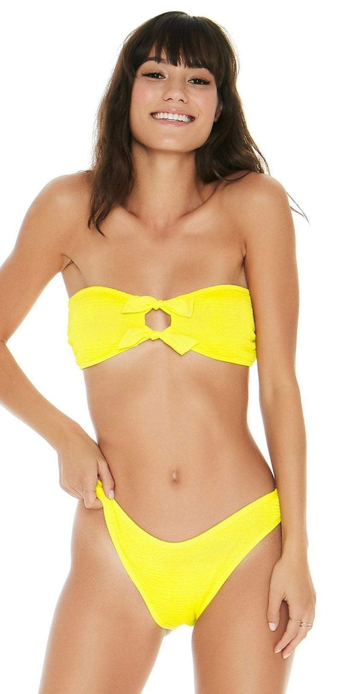 L Space Kristen Pucker Up Top In Yellow PKKST18-CAY: