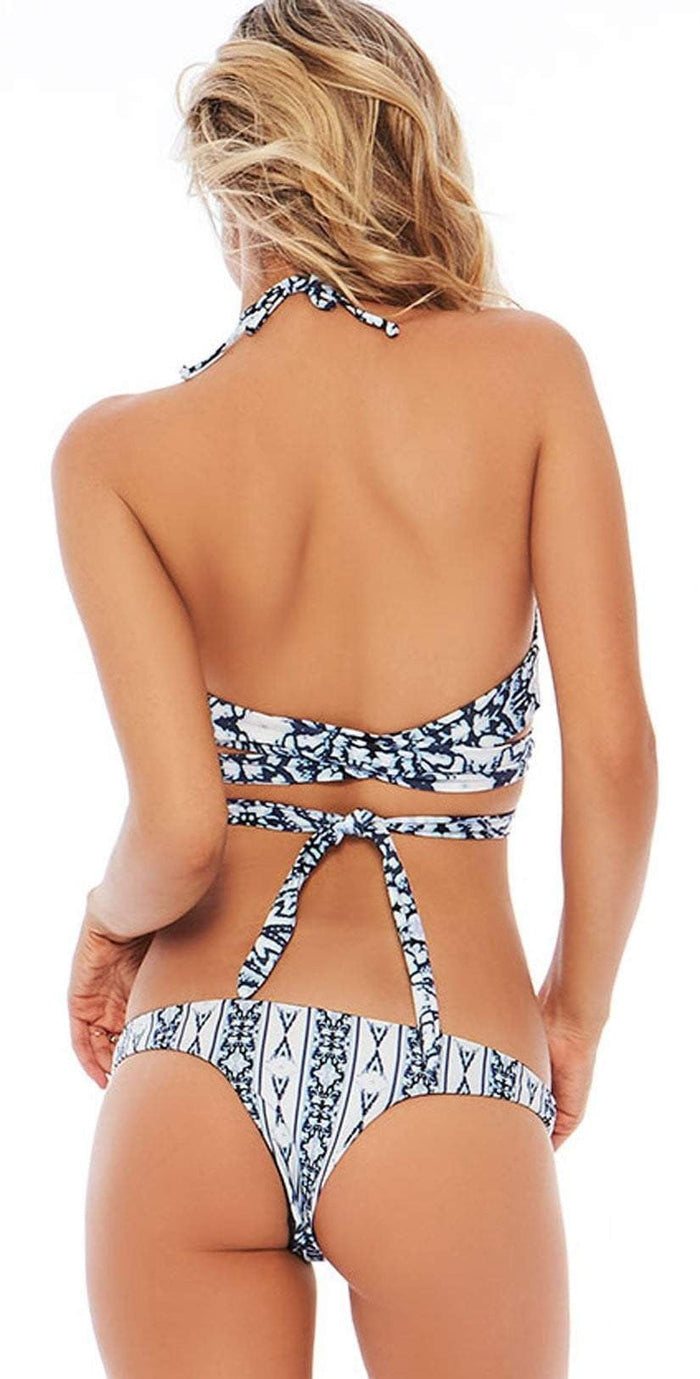 L Space Lizzie Wrap Top MZLZT17-NVY: