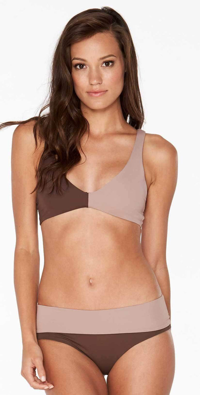 L Space Portia Bottom in Chocolate TSPOC18-CHO: