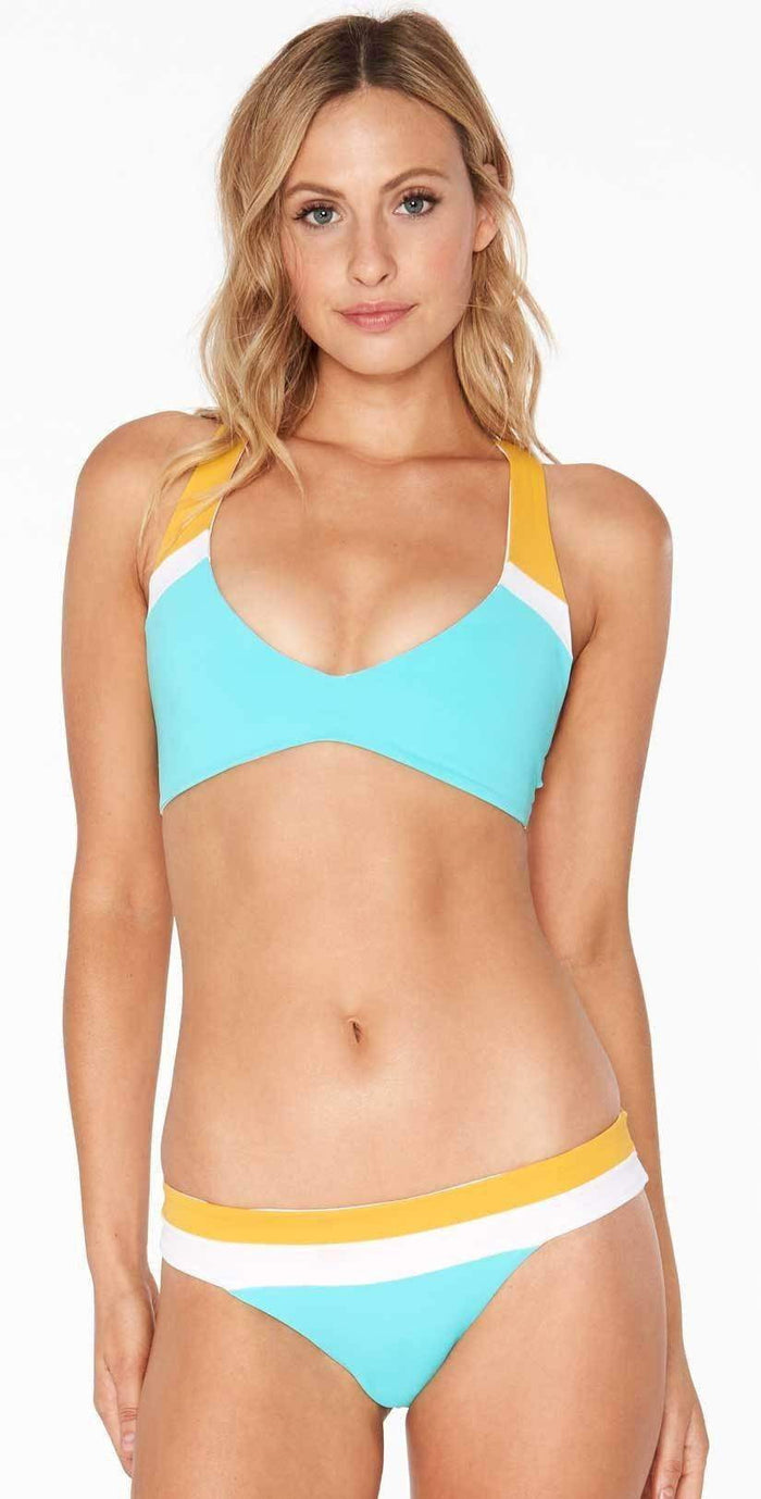 L Space Veronica Color Block Bottom in Aruba CBVBB18-ARB: