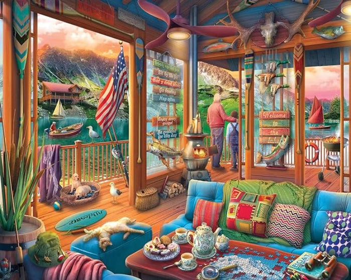 Lakeside Cabin Puzzle