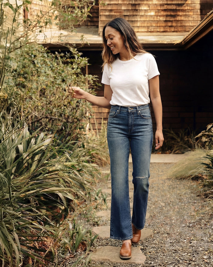 Lark Ankle Bootcut || Skyline
