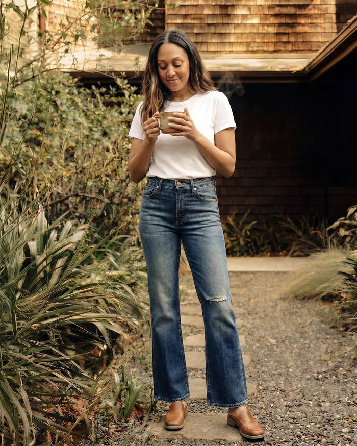 Lark Ankle Bootcut || Skyline