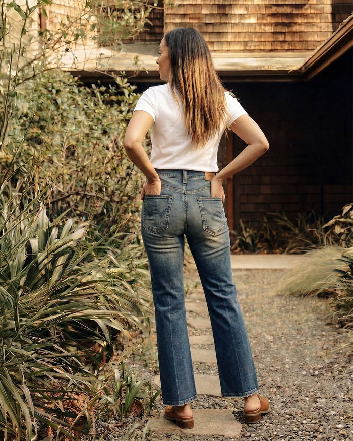 Lark Ankle Bootcut || Skyline
