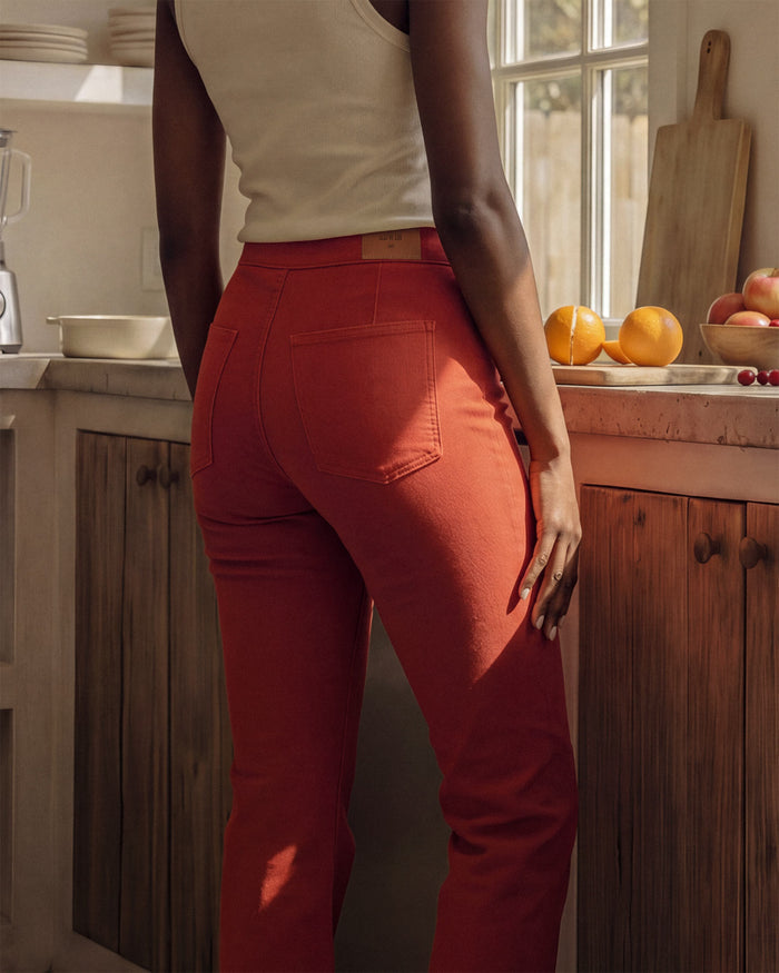 Lark Bootcut Pull On Pant || Burnt Sienna