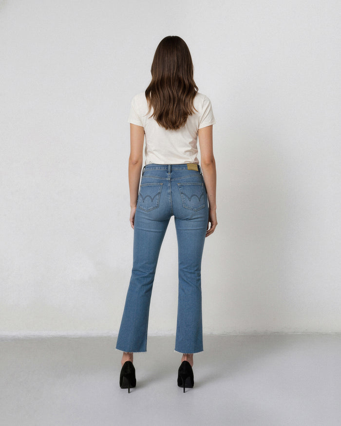 Lark Bootcut With Raw Hem || Emory