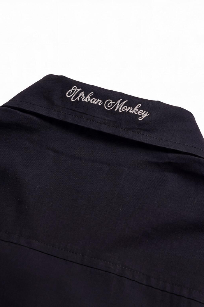 Le Classique Boxy Shirt // Black Urban Monkey®