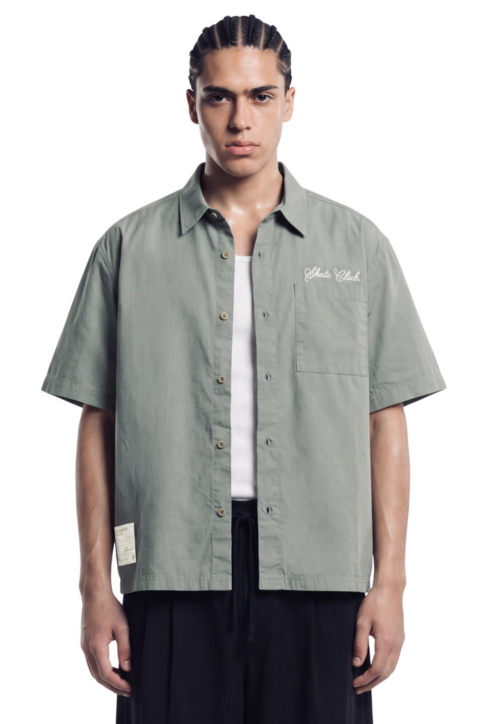 Le Classique Boxy Shirt // Sage Green Urban Monkey®