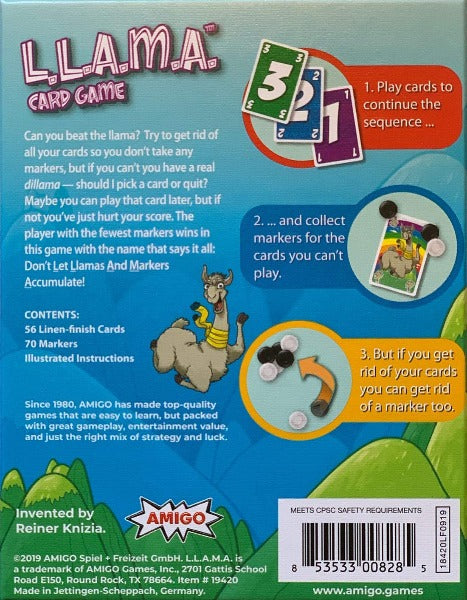 L.L.A.M.A. card game