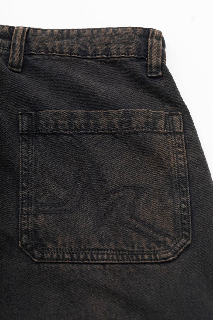 Low Key Royalty // Denim Cargo Joggers - Urban Monkey® - UM24A_DE_001_S