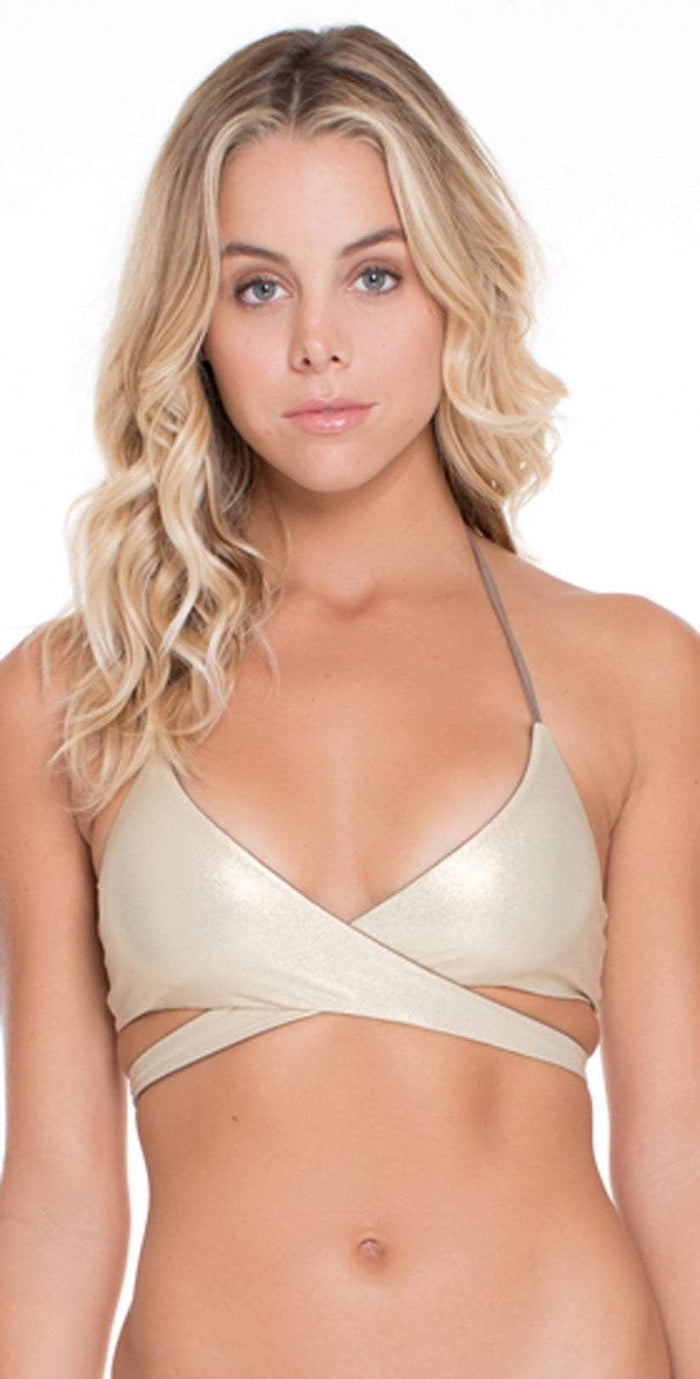 Luli Fama Cosita Buena Halter Top in Sandy Toes L176220-414: