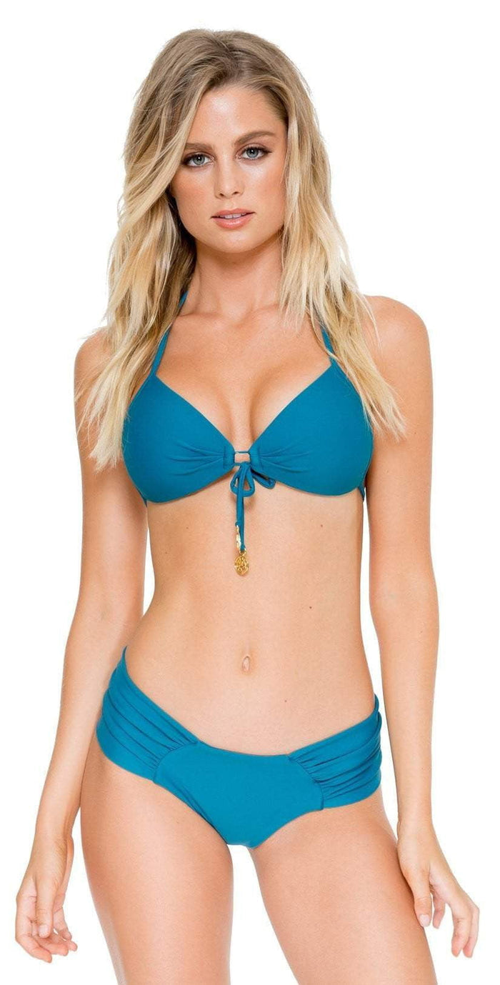 Luli Fama Cosita Buena Scrunch Side Full Bottom In Miramar L176M18-428: