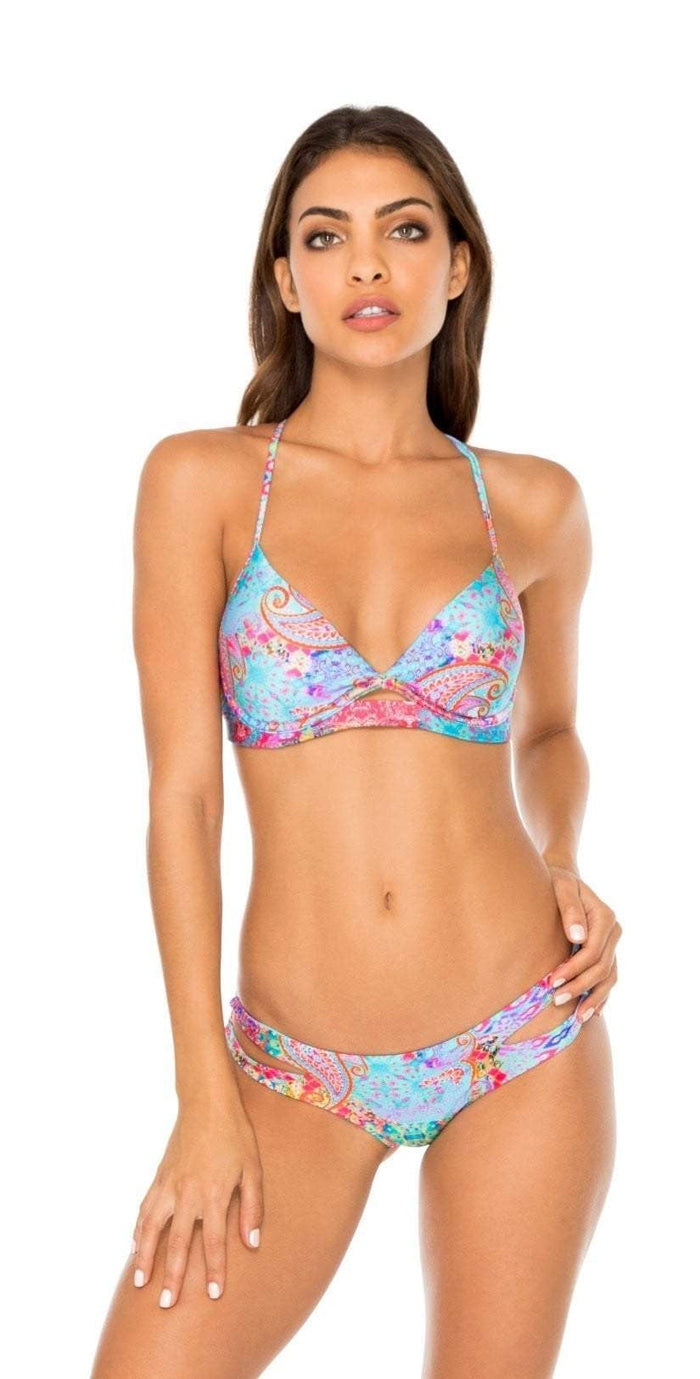 Luli Fama La Mezquita Peek a Boo Underwire Top L604E43-111: