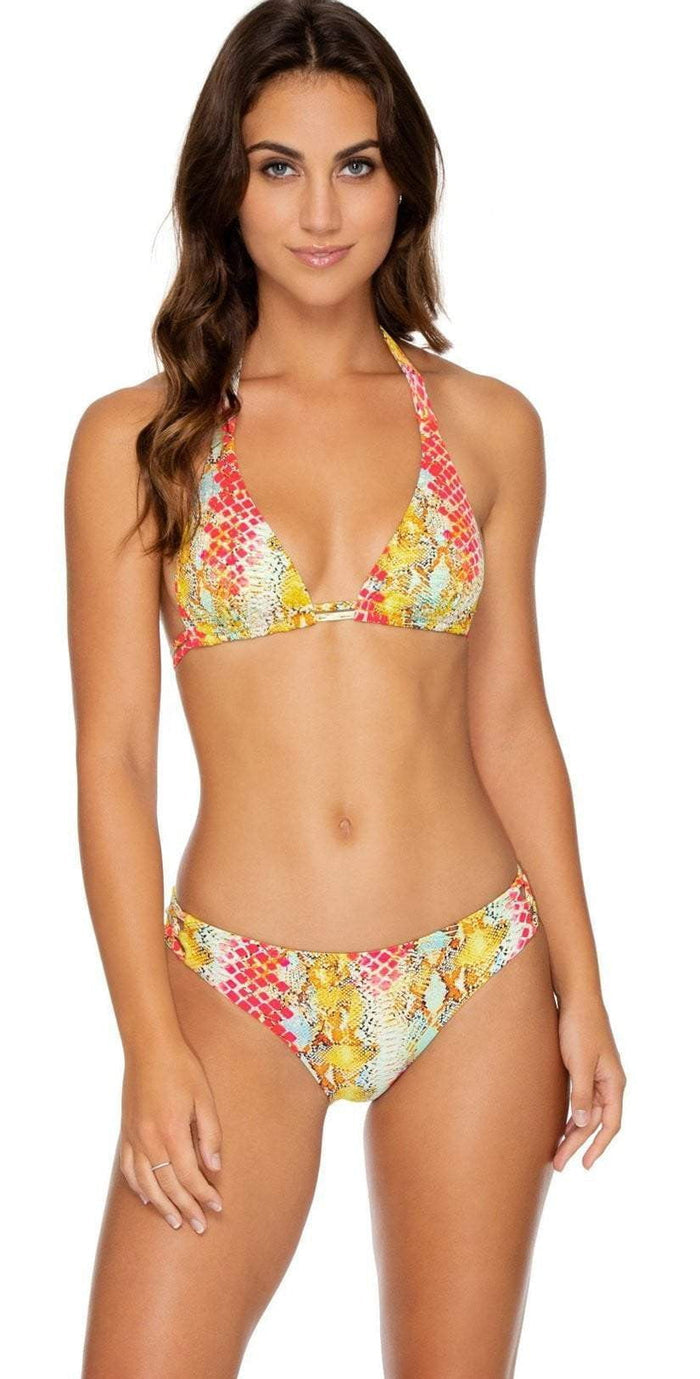 Luli Fama Smoke Show Laced Up Bikini Bottom L627N40 111: