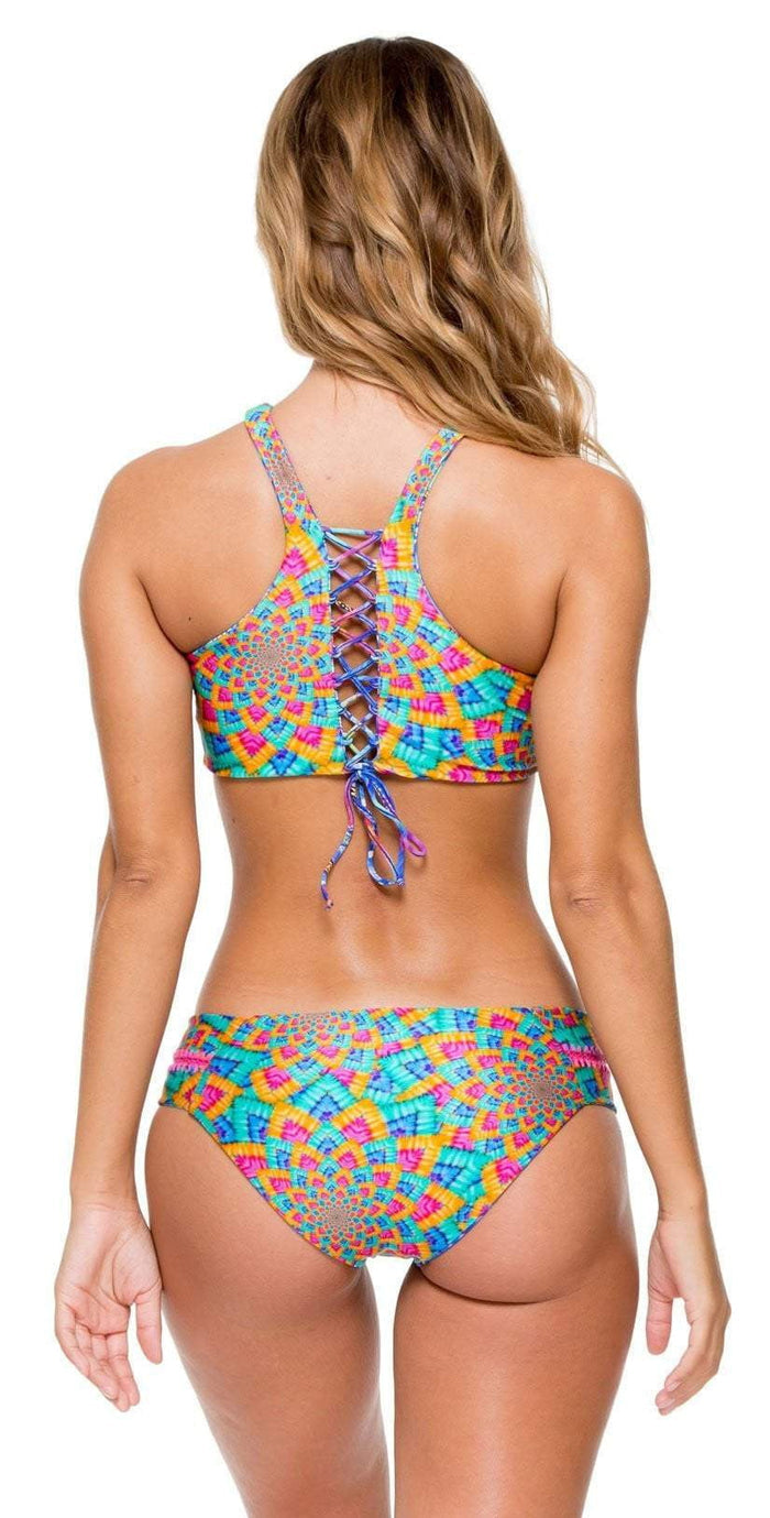 Luli Fama Star Girl High Neck Reversible Top L527480-111: