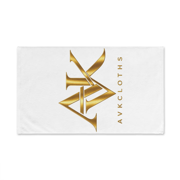 Luxury Gold Monogram Hand Towel — AVKCloths Logo Design