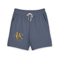 Luxury Monogram Fleece Shorts — AVK Gold Logo
