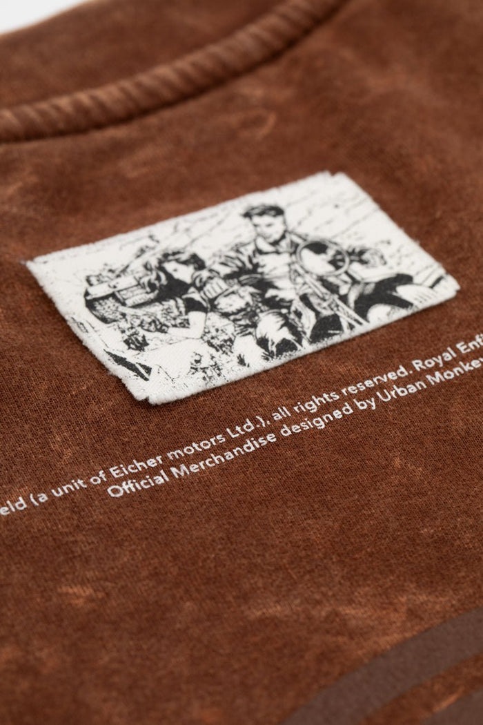 Made Like A Gun Cropped Tee 002_Royal Enfield x Urban Monkey - Urban Monkey® - UM24A_RE_CT4_XS