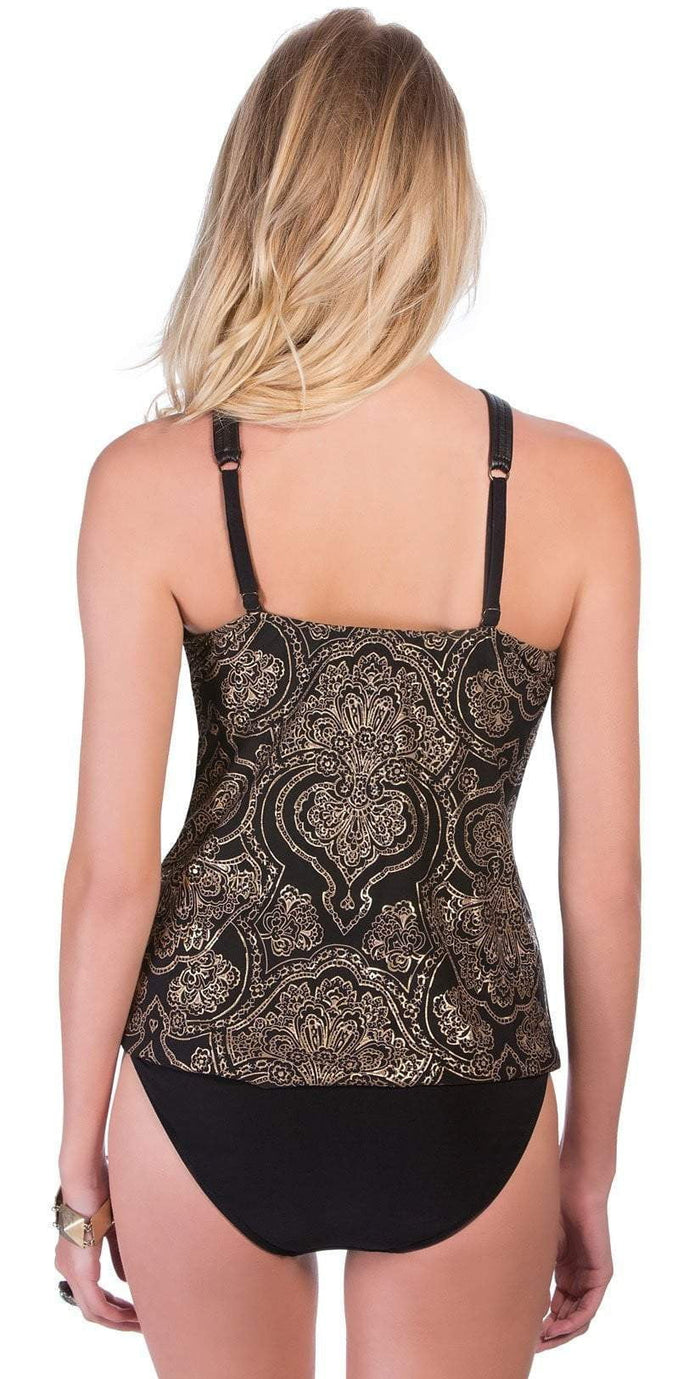Magicsuit Shirred Jersey Bottom in Black 367659-BLK: