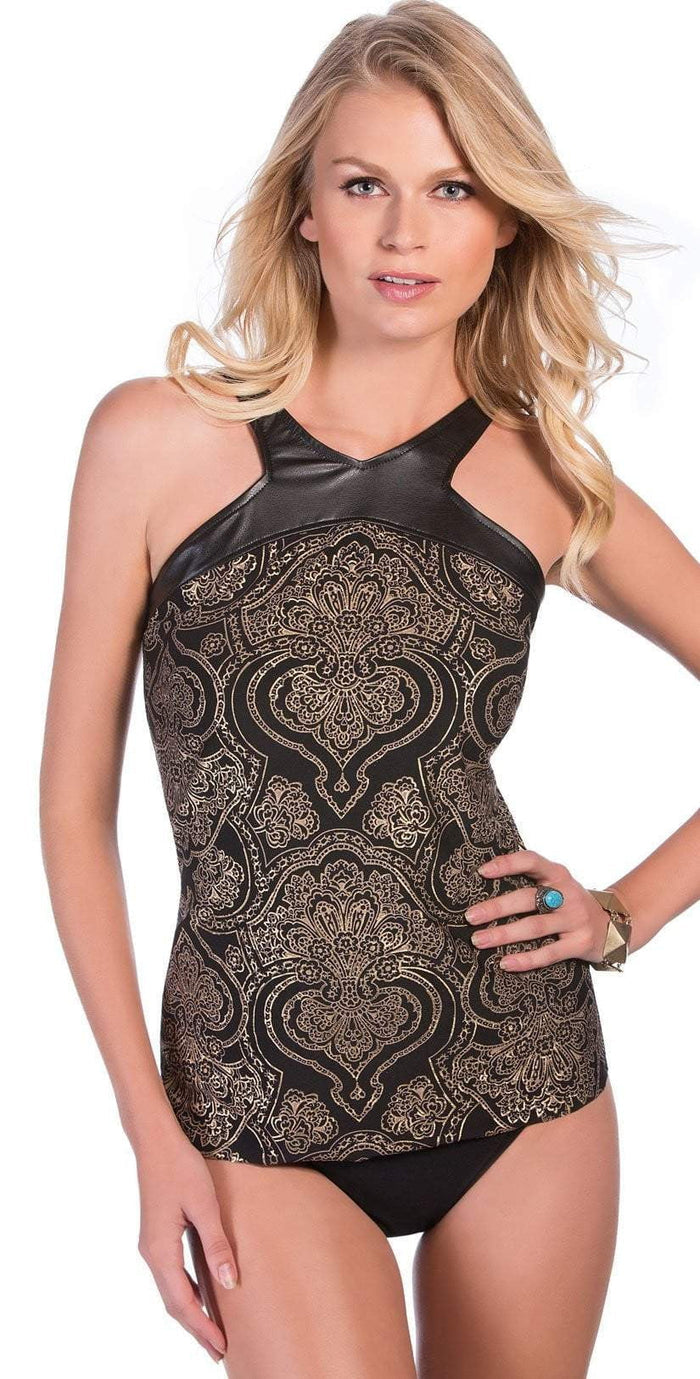 Magicsuit Shirred Jersey Bottom in Black 367659-BLK: