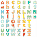 Magnetic Alphabet 52 pc