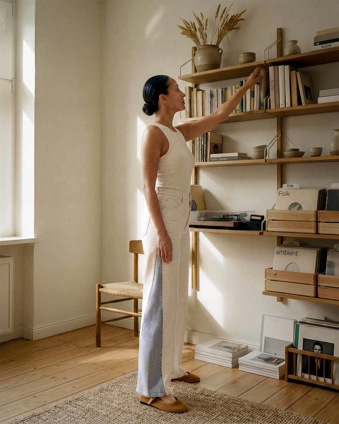 Marli Super Wide Leg Insert || White Insert