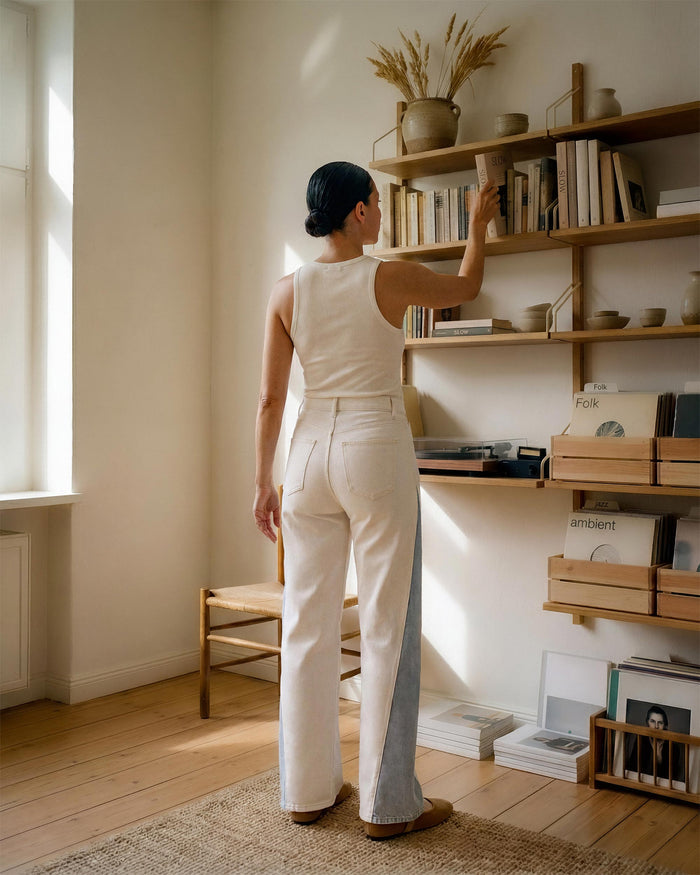 Marli Super Wide Leg Insert || White Insert