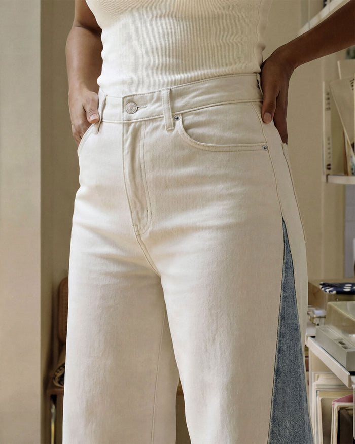 Marli Super Wide Leg Insert || White Insert