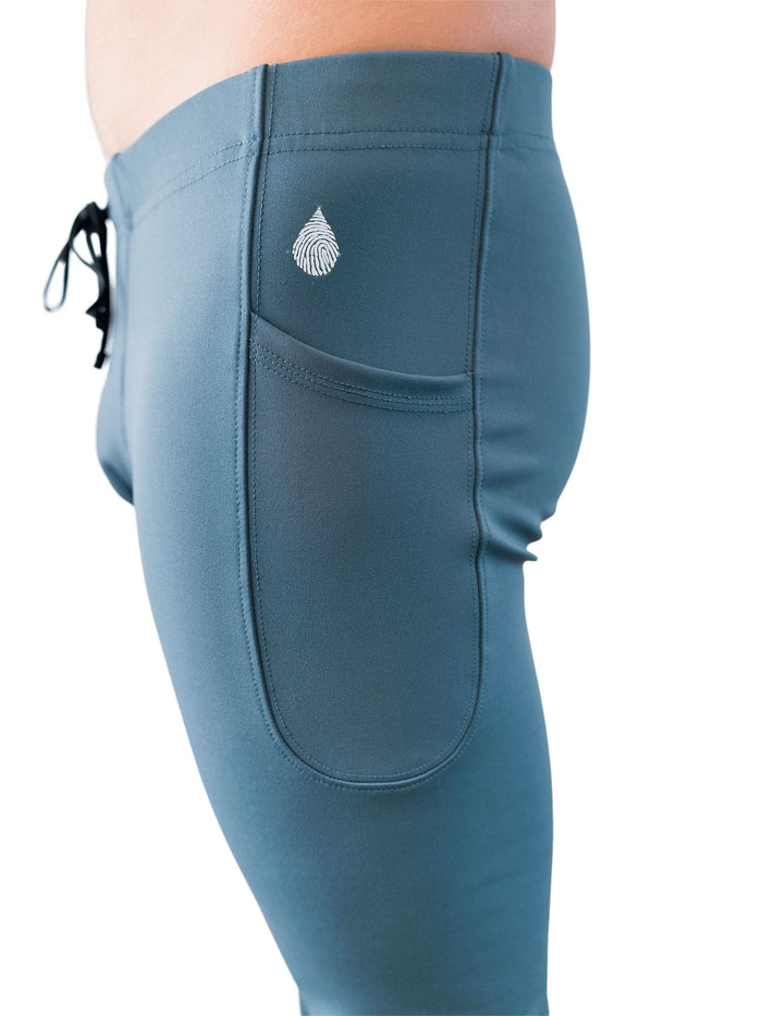 Men's Abyss Blue Leggings | UPF 50+ | Waterlust