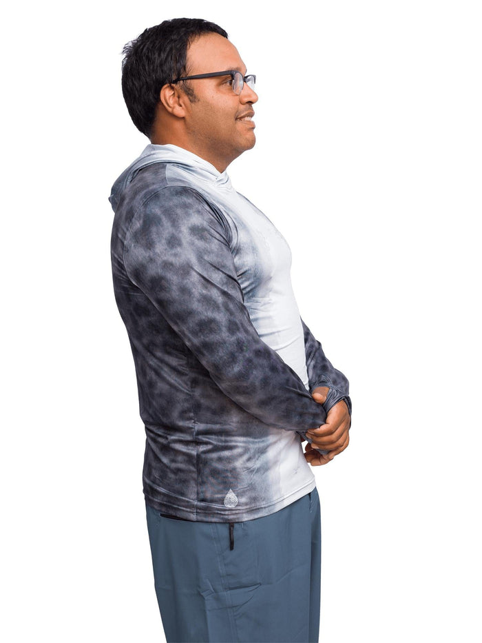 Model: Alberto is a professional sailor and filmmaker promoting youth participation in conservation and water sports. He is 6', 247lbs and wearing a size 2XL shirt and 39 boardshorts.