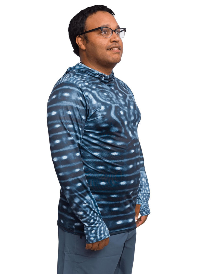 Model: Alberto is a professional sailor and filmmaker promoting youth participation in conservation and water sports. He is 6', 247lbs and wearing a size 2XL shirt and 39 boardshorts.