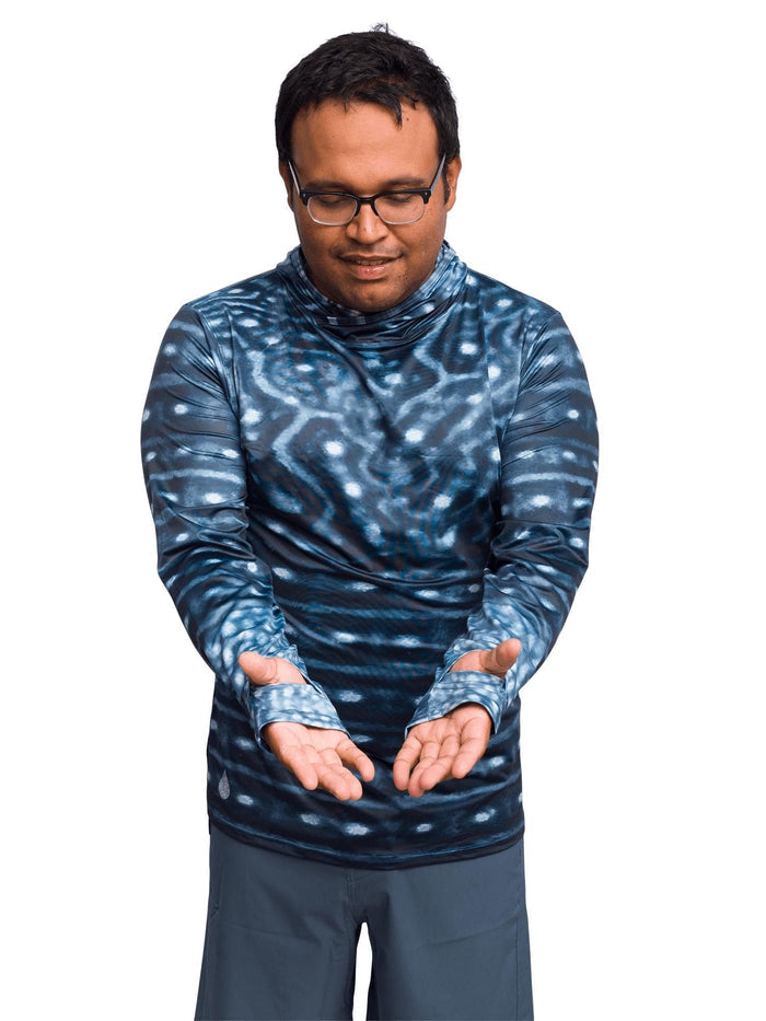 Model: Alberto is a professional sailor and filmmaker promoting youth participation in conservation and water sports. He is 6', 247lbs and wearing a size 2XL shirt and 39 boardshorts.