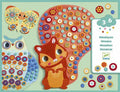 Millefiori Sticker Mosaic Collage
