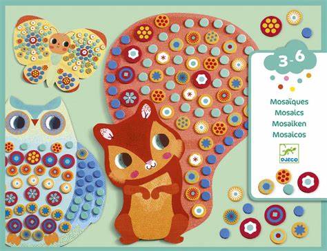 Millefiori Sticker Mosaic Collage