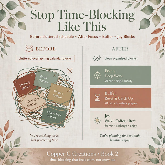 Mindful Planner Playbook | 28-Page Guide to Calm Planning (Digital Download)