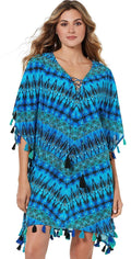 Miraclesuit Cabana Chic Caftan 6517598-BLU: