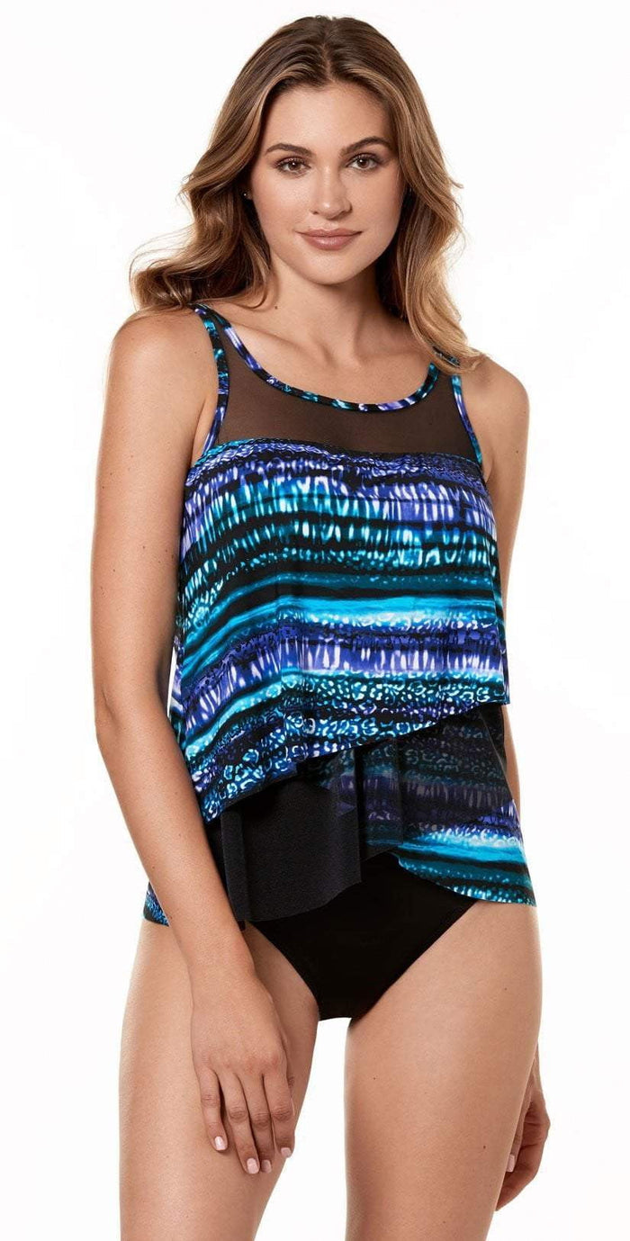 Miraclesuit Cat Bayou Mirage Tankini Top 6518841W-6518641-MUL: